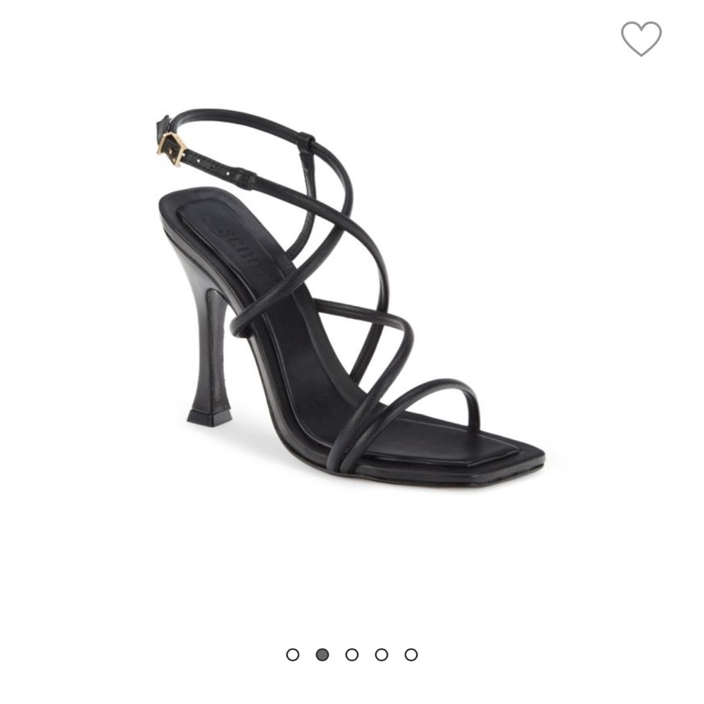 SCHUTZ
​Lovi Leather Stiletto Sandals